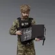 4 - Тактический коврик для сидения 2 класса защиты. CORDURA 1000D. Черный