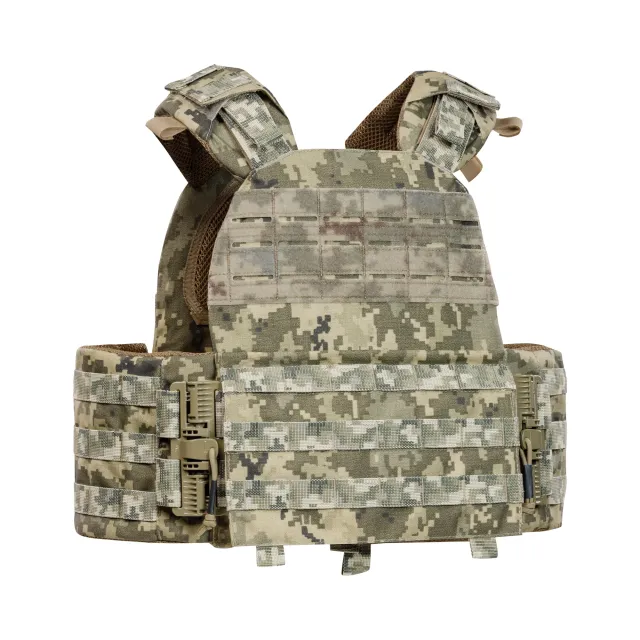 3 - Плитоноска КРУК, система быстрого сброса. Molle. Цвет Пиксель.