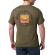 1 - Тактическая футболка «5.11 Tactical® Freedom Fries». Цвет Ranger Green. Размер L.