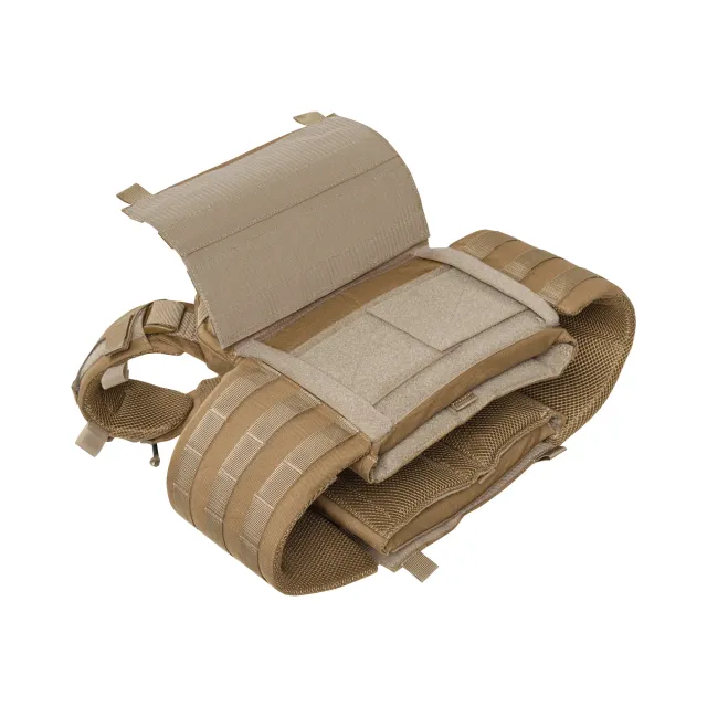 13 - Плитоноска SVAROG PRO с системой быстрого сброса. Molle. Цвет Койот.