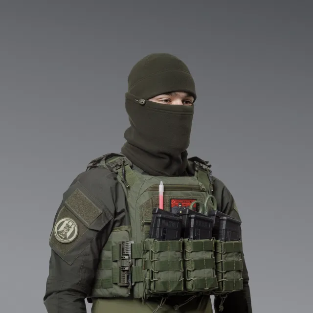 6 - Шапка флісова Winter Cap Олива. Polyester. Розмір: S-M
