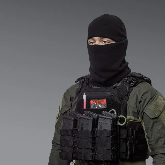 6 - Шапка флісова Winter Cap Чорна. Polyester. Розмір: S-M