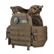 1 - Плитоноска TUR PRO Gen 2, система быстрого сброса. Molle. Цвет Койот. Размер XL.