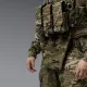 4 - Противоосколочный фартук 2-го класса защиты Мультикам (защита паха с баллистическим пакетом) Размер L