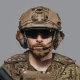 4 - Комплект: Шолом FAST TEAM WENDY 2,0 NIJ IIIA Койот + активні навушники EARMOR M32 (Койот), кріплення Чебурашка. Кавер Піксель. Розмір M