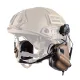 1 - Активные тактические наушники с микрофоном «Earmor M32H» MOD3 Helmet Version Олива