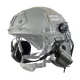 1 - Активные тактические наушники с микрофоном Earmor M32H MOD3 Helmet Version Олива