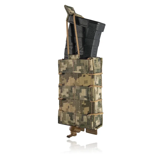 1 - Одинарный подсумок под магазины AK\AR. Cordura 1000D. Molle. Пиксель