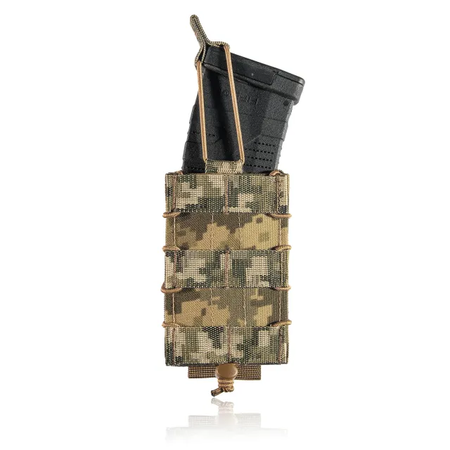 4 - Одинарный подсумок под магазины AK\AR. Cordura 1000D. Molle. Пиксель