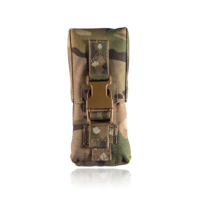 4 - Закрытый двойной подсумок под магазины AK\AR. Cordura 1000D. Molle. Мультикам/Multicam