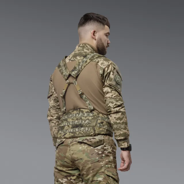 4 - Тактический разгрузочный пояс РПС, Cordura 1000D. Пиксель. S/M