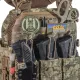 4 - Бронежилет 6-го класса (TUR PRO Gen 1). Вес 6.5 кг. (Комплект 4 подсумка). С системой быстрого сброса. Molle. С боковыми карманами. Цвет Пиксель.