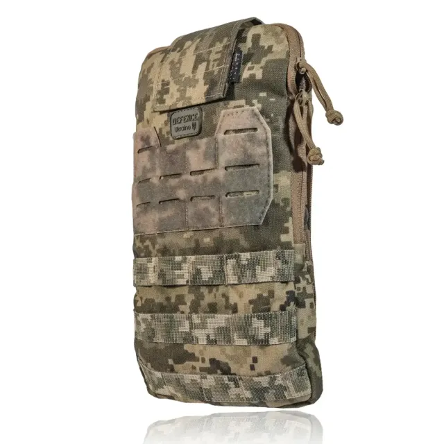 1 - Тактический Рюкзак-подсумок под гидратор на 2 л. Крепление Molle. Cordura 1000D. Пиксель