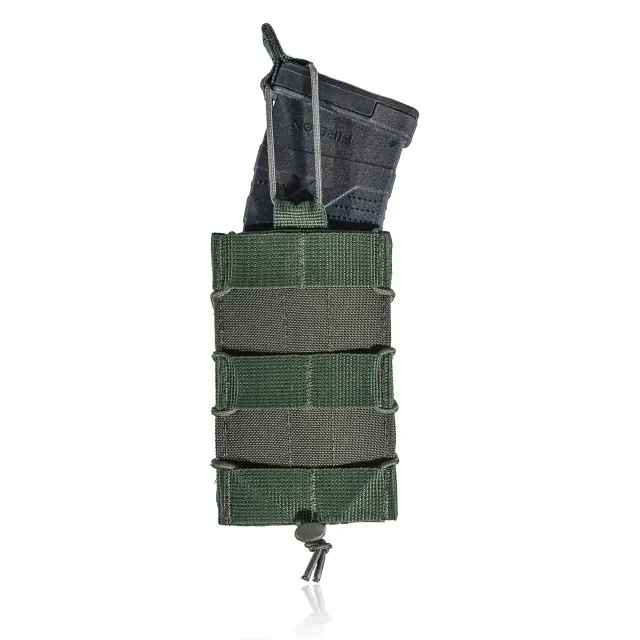 4 - Одинарный подсумок под магазины AK\AR. Cordura 1000D. Molle. Олива