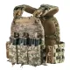 1 - Плитоноска TUR PRO Скелетон, 3 подсумка для AK/AR с системой быстрого сброса. Molle. Цвет Пиксель.