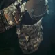 9 - Плитоноска TUR PRO Скелетон, 3 подсумка для AK/AR с системой быстрого сброса. Molle. Цвет Пиксель.