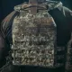4 - Плитоноска TUR PRO Скелетон, 3 подсумка для AK/AR с системой быстрого сброса. Molle. Цвет Пиксель.