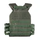 2 - Плитоноска TUR PRO Скелетон, 3 подсумка для AK/AR с системой быстрого сброса. Molle. Цвет Олива.