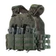 1 - Плитоноска TUR PRO Скелетон, 3 подсумка для AK/AR с системой быстрого сброса. Molle. Цвет Олива.