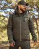 10 - Куртка тактическая Softshell ХАНТЕР. Осень-Весна Олива. Размер S (40-42)