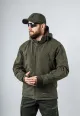 1 - Куртка тактическая Softshell ХАНТЕР. Осень-Весна Олива. Размер S (40-42)