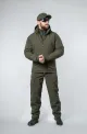 3 - Куртка тактическая Softshell ХАНТЕР. Осень-Весна Олива. Размер S (40-42)