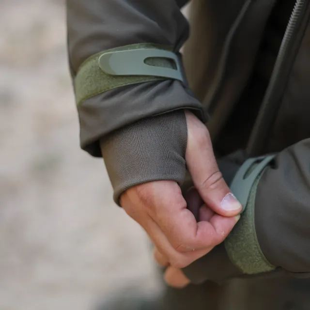 17 - Куртка тактична Softshell ХАНТЕР. Осінь-Весна Олива. Розмір L (48-50)