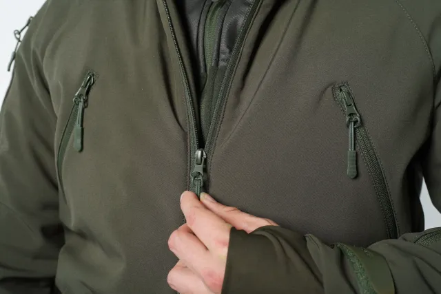 6 - Куртка тактична Softshell ХАНТЕР. Осінь-Весна Олива. Розмір L (48-50)