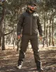 8 - Куртка тактическая Softshell ХАНТЕР. Осень-Весна Олива. Размер XXL (56-58)