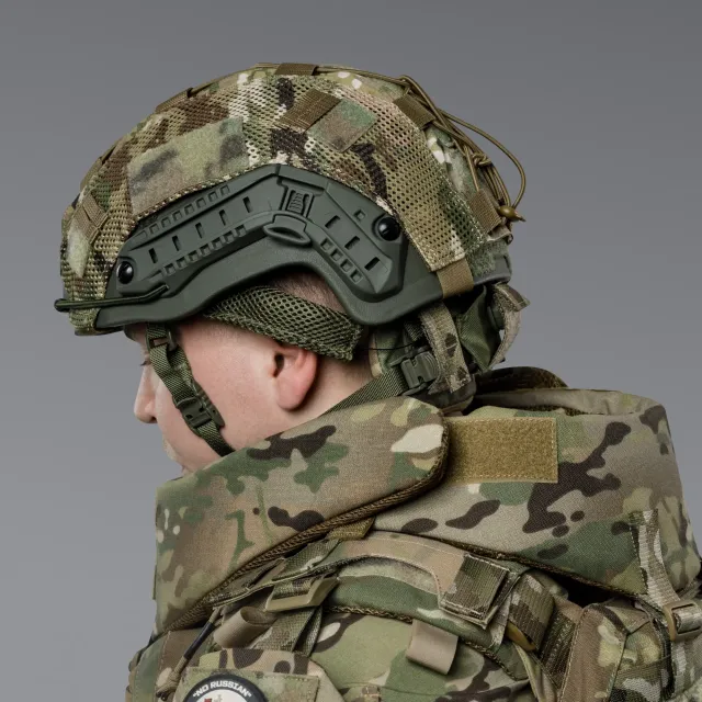6 - Балістичний захист шиї 2-го класу захисту. CORDURA 1000D. Мультикам