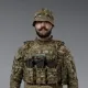 4 - Одинарний пластиковий підсумок під магазини AK\AR. Cordura 1000D. Molle. Мультикам