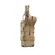 8 - Одинарний пластиковий підсумок під магазини AK\AR. Cordura 1000D. Molle. Мультикам