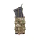 6 - Одинарний пластиковий підсумок під магазини AK\AR. Cordura 1000D. Molle. Мультикам