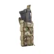 7 - Одинарний пластиковий підсумок під магазини AK\AR. Cordura 1000D. Molle. Мультикам