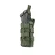 1 - Одинарний пластиковий підсумок під магазини AK\AR. Cordura 1000D. Molle. Олива