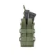 2 - Одинарний пластиковий підсумок під магазини AK\AR. Cordura 1000D. Molle. Олива