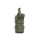 7 - Одинарний пластиковий підсумок під магазини AK\AR. Cordura 1000D. Molle. Олива