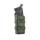 6 - Одинарний пластиковий підсумок під магазини AK\AR. Cordura 1000D. Molle. Олива
