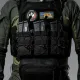 3 - Одинарний пластиковий підсумок під магазини AK\AR. Cordura 1000D. Molle. Чорний