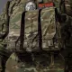 4 - Двойной закрытый подсумок под магазины AK\AR. Cordura 1000D. Molle. Мультикам