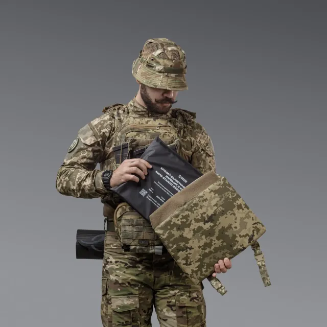 4 - Тактический коврик для сидения. CORDURA 1000D. Пиксель