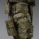 4 - Балістичний захист стегон 2-го класу захисту. CORDURA 1000D. Мультикам