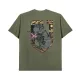 1 - Футболка Military Capybara. Хлопок/эластан. Олива. Размер М