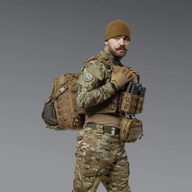 4 - Тактичний рюкзак RAGNAR на 20л. CORDURA 1000D. Койот