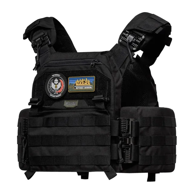 1 - Плитоноска SVAROG PRO с системой быстрого сброса. Molle. Цвет Чёрный.