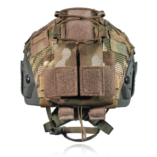 4 - Підсумок-противага для шолома (кріплення на тилову частину). Cordura 1000D. Мультикам