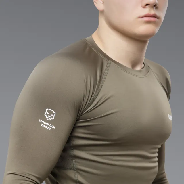 5 - Термобілизна (верх) Frost Guard реглан LVL 1 (1 Рівень) Олива. Розмір S