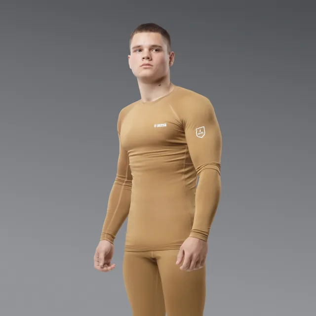 2 - Термобілизна (верх) Frost Guard реглан LVL 1 (1 Рівень) Койот. Розмір XXL