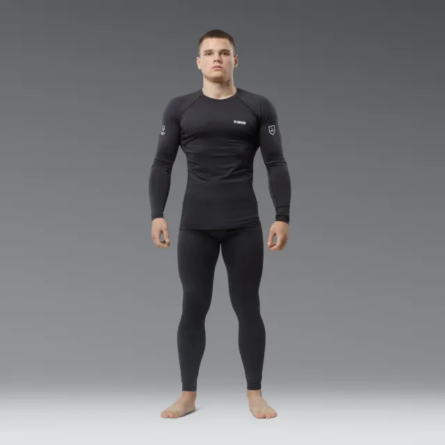 4 - Термобілизна (верх) Frost Guard реглан LVL 1 (1 Рівень) Чорний. Розмір XL