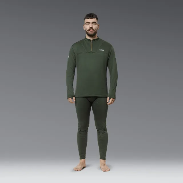 4 - Термобілизна (верх) Frost Guard реглан LVL 2 (2 Рівень) Олива. Розмір L
